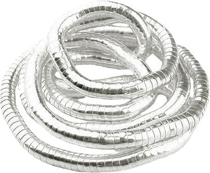 FLEXIBLE SILVER SNAKE CHAIN